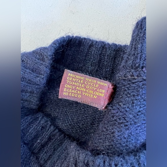 Saddlebread Vintage Sweater Mens Sz Large ‎ Wool Outdoor Blue / Navy - Picture 4 of 8